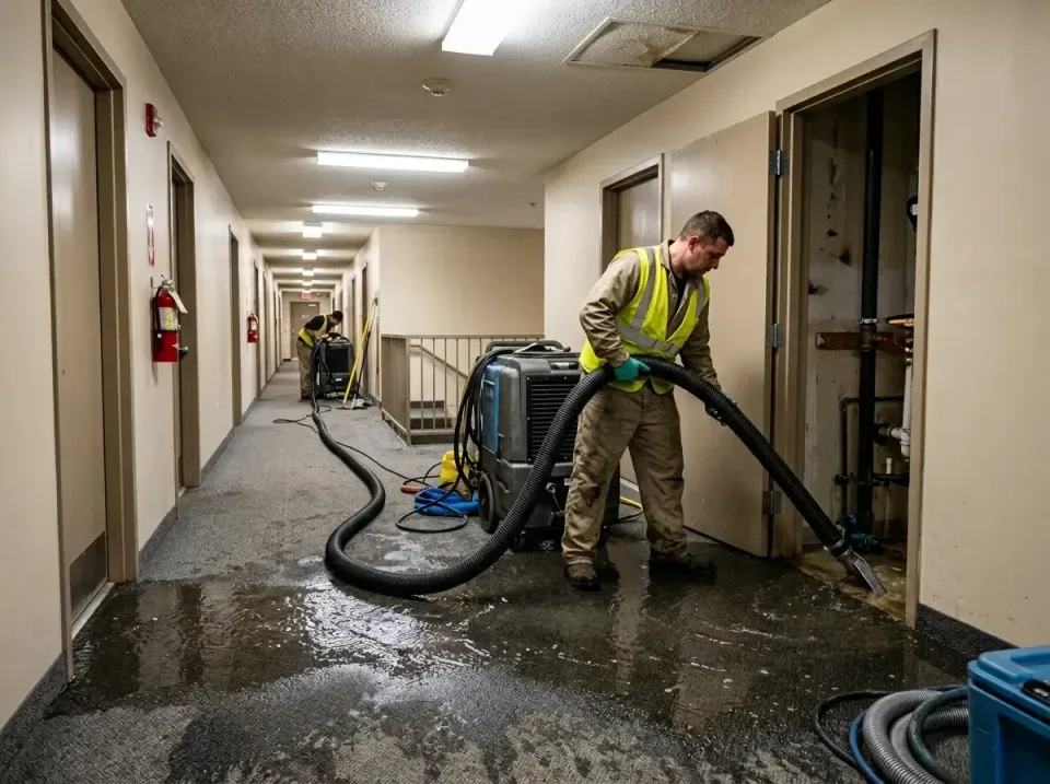 multi-unit-apartment-hallway-f-005 — frequently asked questions, Emergency Burst Pipe Water Extraction & Removal in Hopelawn…